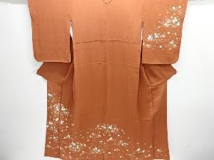 縮緬地吹き寄せ模様訪問着